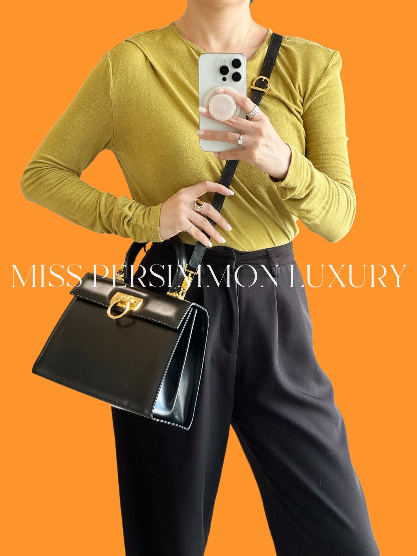 Salvatore Ferragamo Vintage Gancini Handbag Crossbody Bag