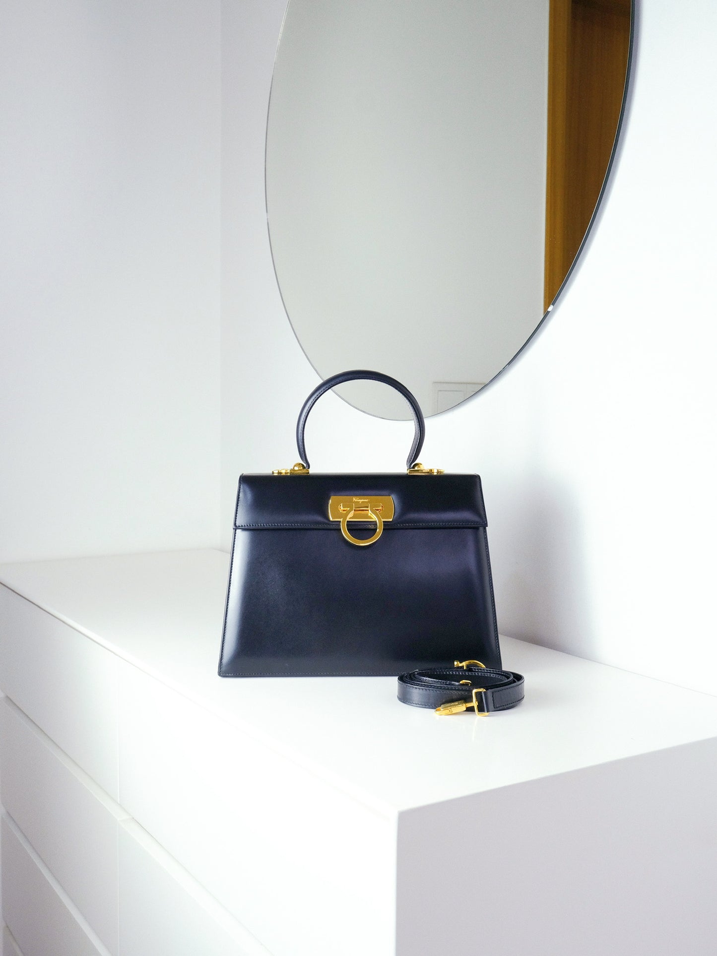 Salvatore Ferragamo Vintage Gancini Handbag Crossbody Bag