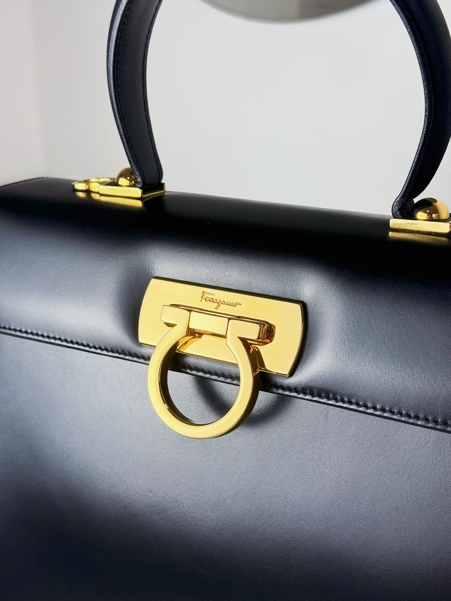 Salvatore Ferragamo Vintage Gancini Handbag Crossbody Bag