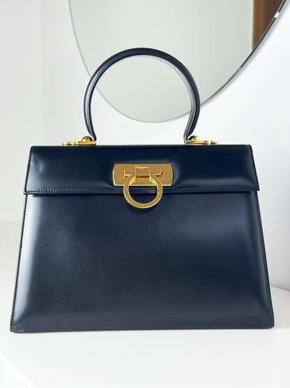 Salvatore Ferragamo Vintage Gancini Handbag Crossbody Bag
