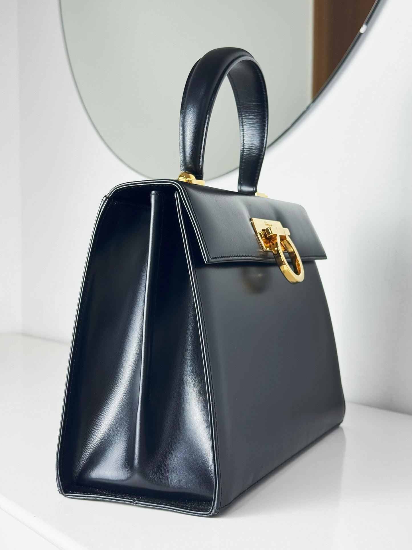 Salvatore Ferragamo Vintage Gancini Handbag Crossbody Bag