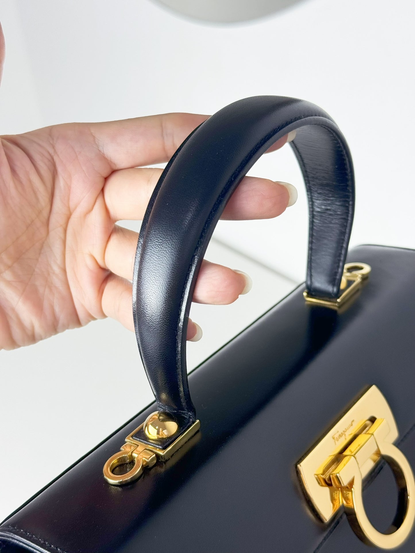 Salvatore Ferragamo Vintage Gancini Handbag Crossbody Bag