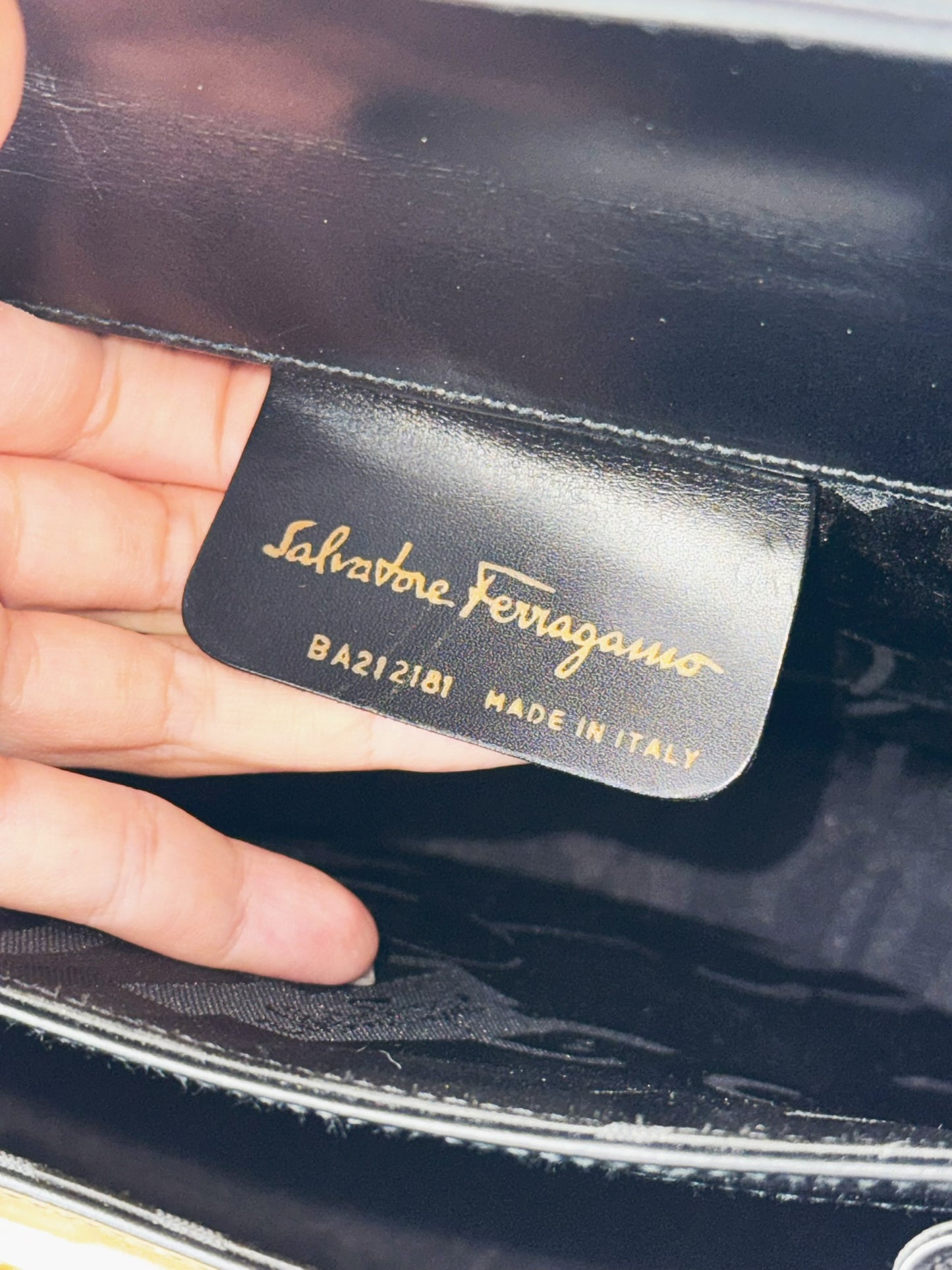 Salvatore Ferragamo Vintage Gancini Handbag Crossbody Bag