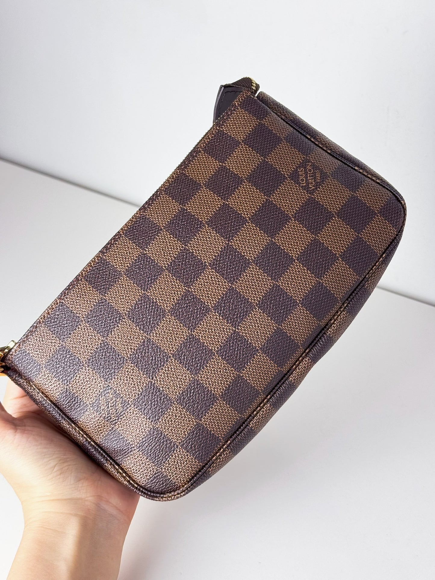 Louis Vuitton Vintage Damier Pochette Accessoires Shoulder Crossbody Bag