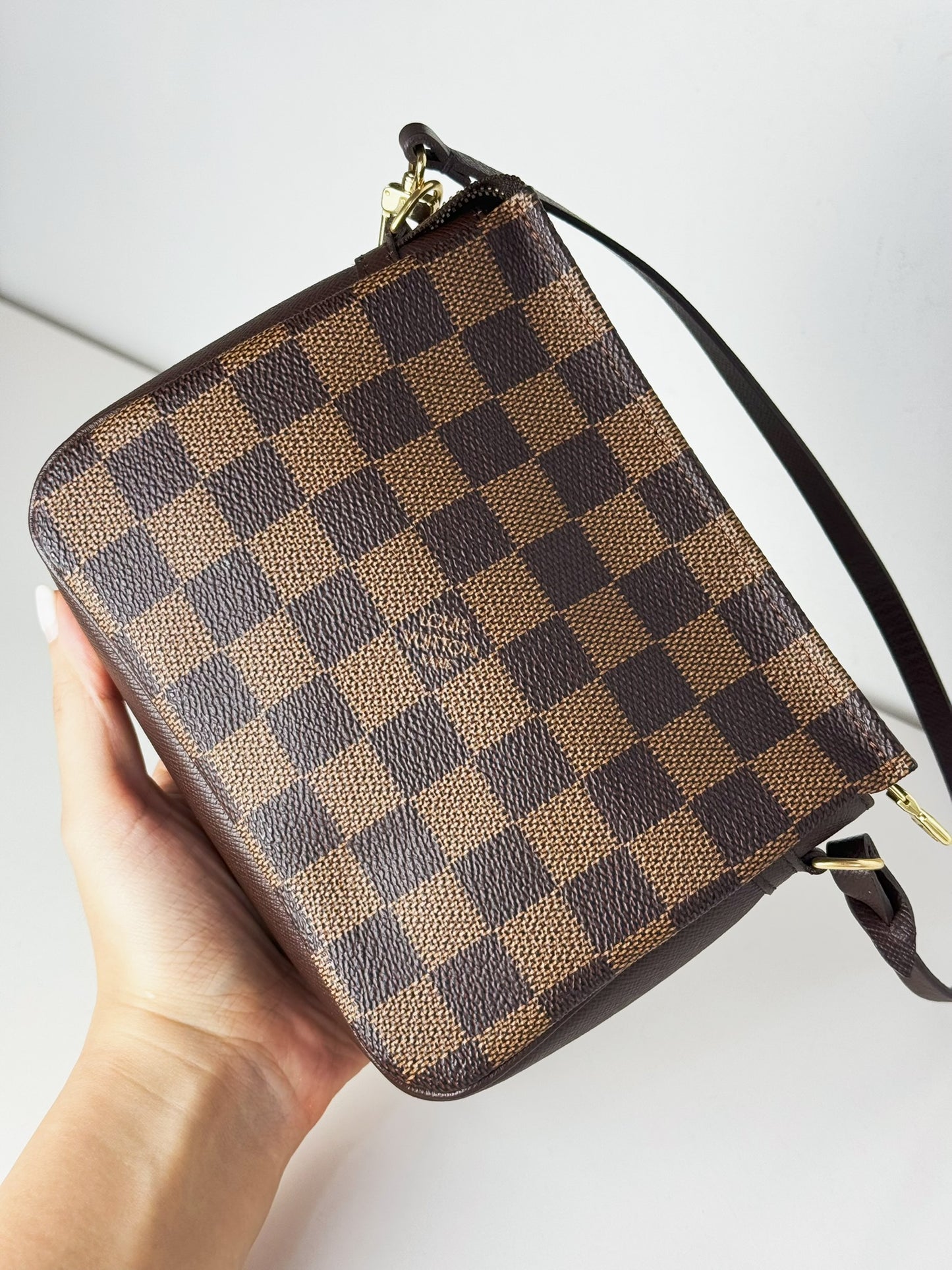 Louis Vuitton Vintage Damier Trousse Pochette Shoulder Crossbody Bag