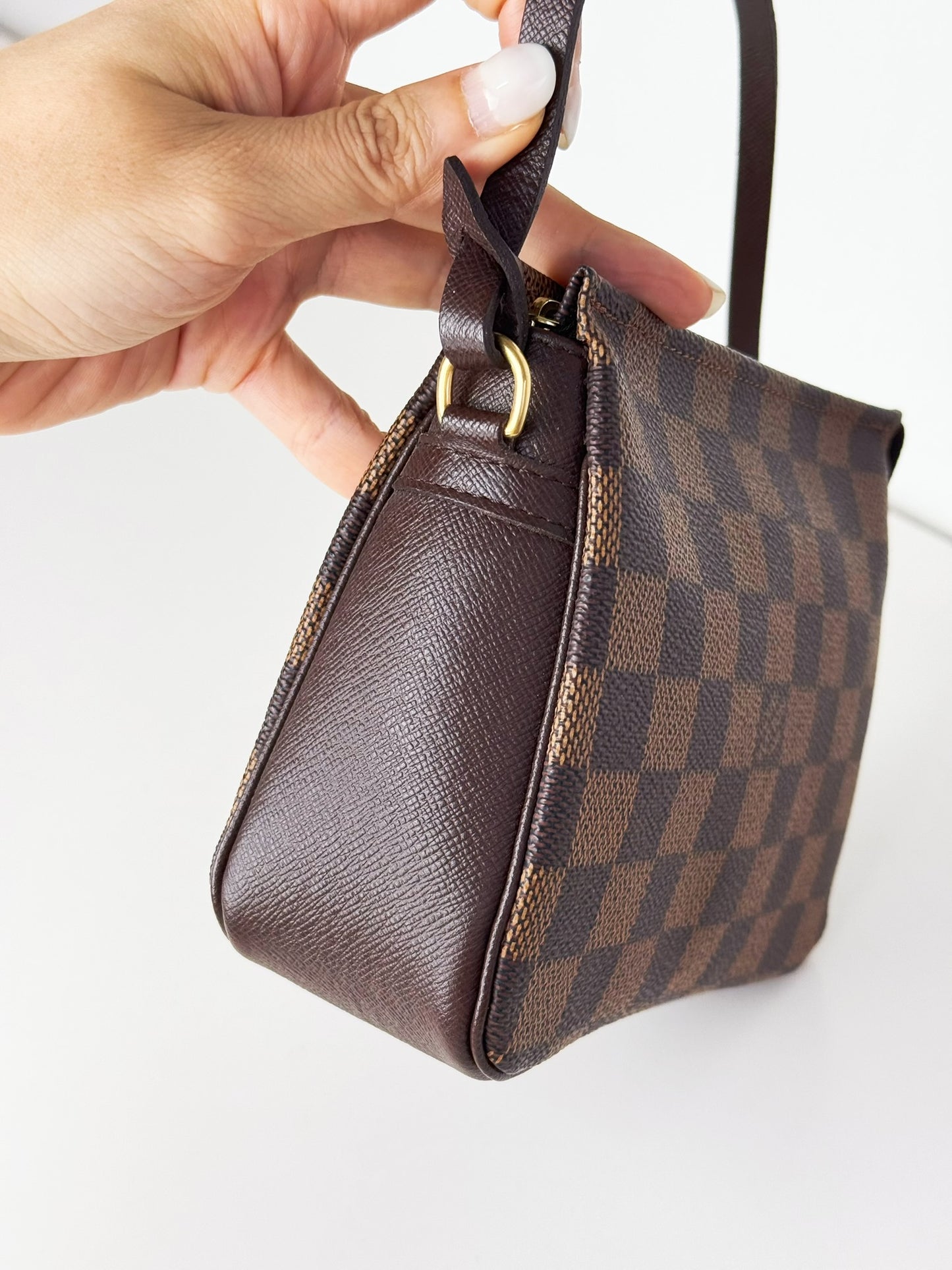 Louis Vuitton Vintage Damier Trousse Pochette Shoulder Crossbody Bag