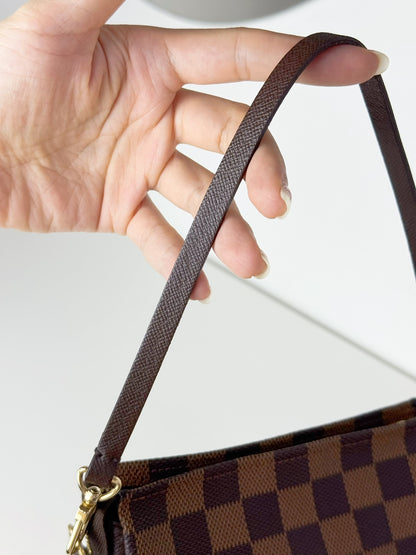 Louis Vuitton Vintage Damier Trousse Pochette Shoulder Crossbody Bag