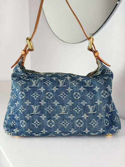 Louis Vuitton Vintage Denim Baggy PM Shoulder Bag