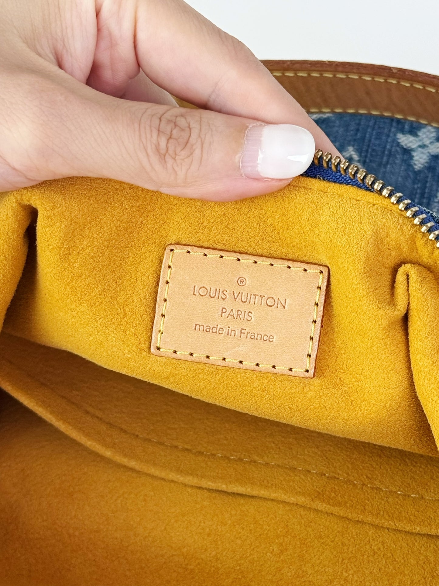Louis Vuitton Vintage Denim Baggy PM Shoulder Bag