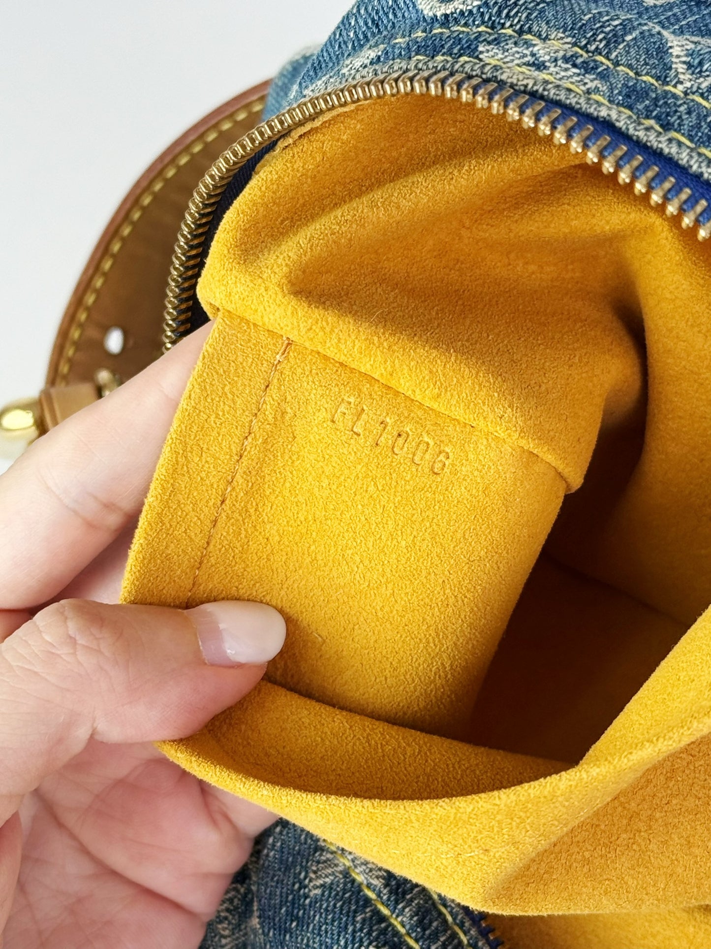 Louis Vuitton Vintage Denim Baggy PM Shoulder Bag