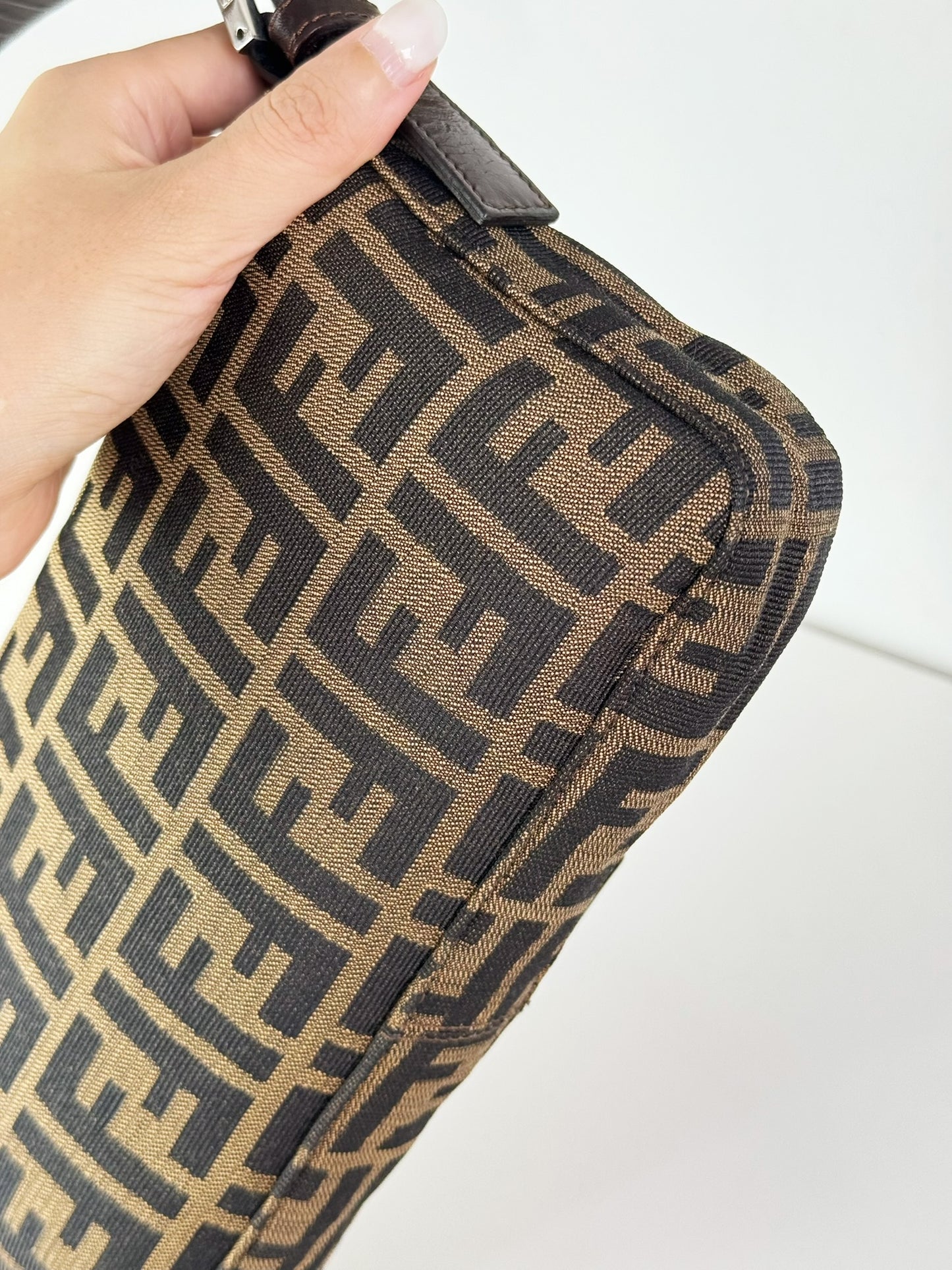 Fendi Vintage Zucca Baguette Shoulder Bag