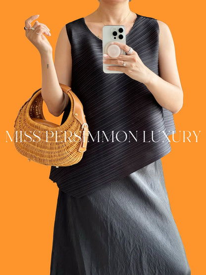 Salvatore Ferragamo Rattan Basket Handbag