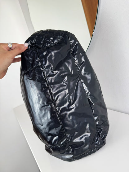 Chanel Vintage Nylon Hobo Tote Shoulder Bag