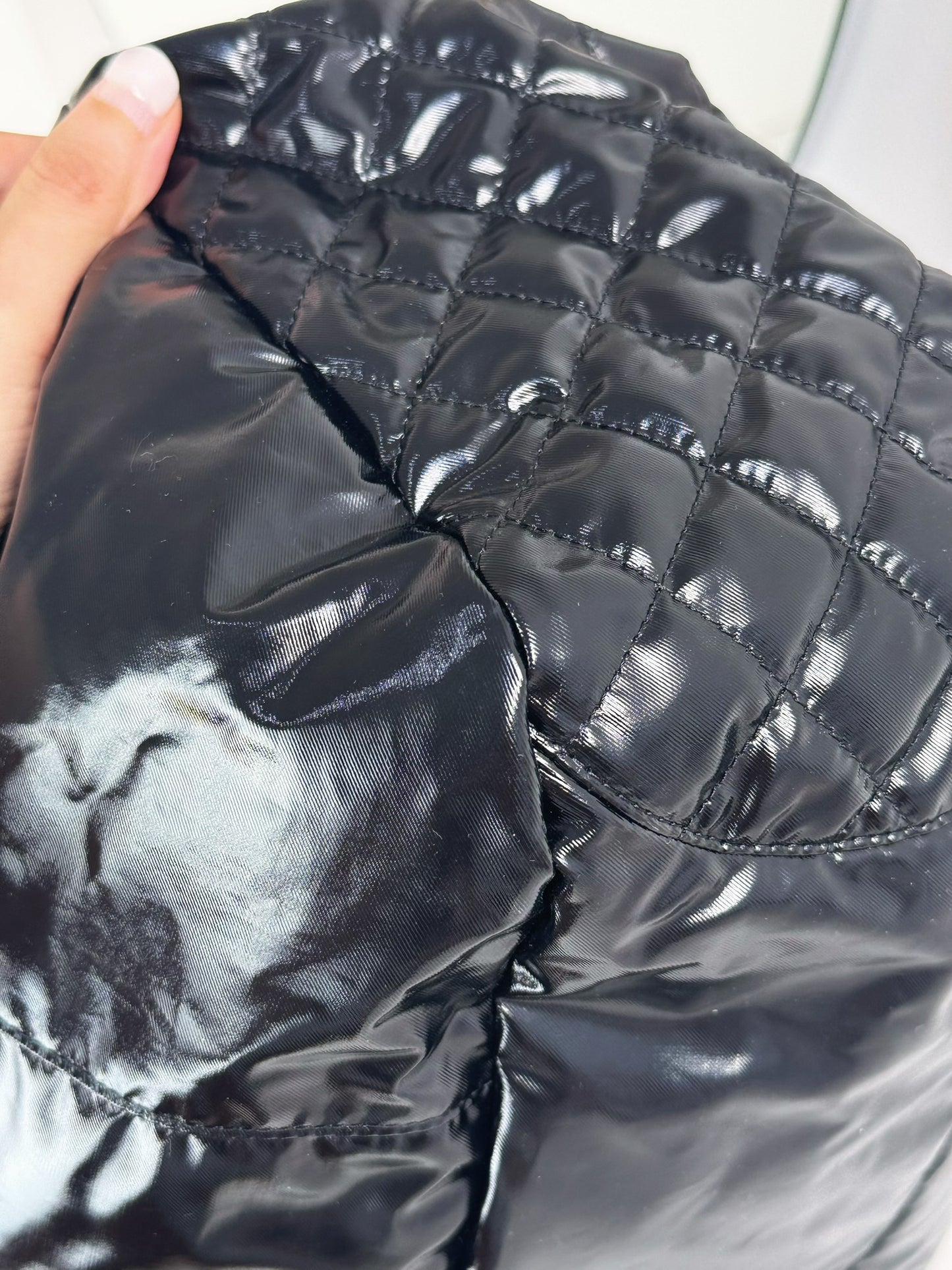 Chanel Vintage Nylon Hobo Tote Shoulder Bag