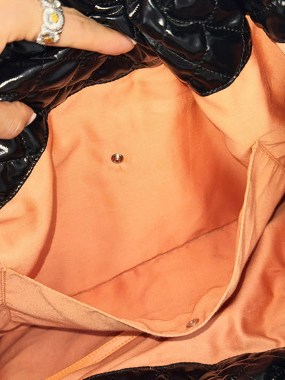 Chanel Vintage Nylon Hobo Tote Shoulder Bag