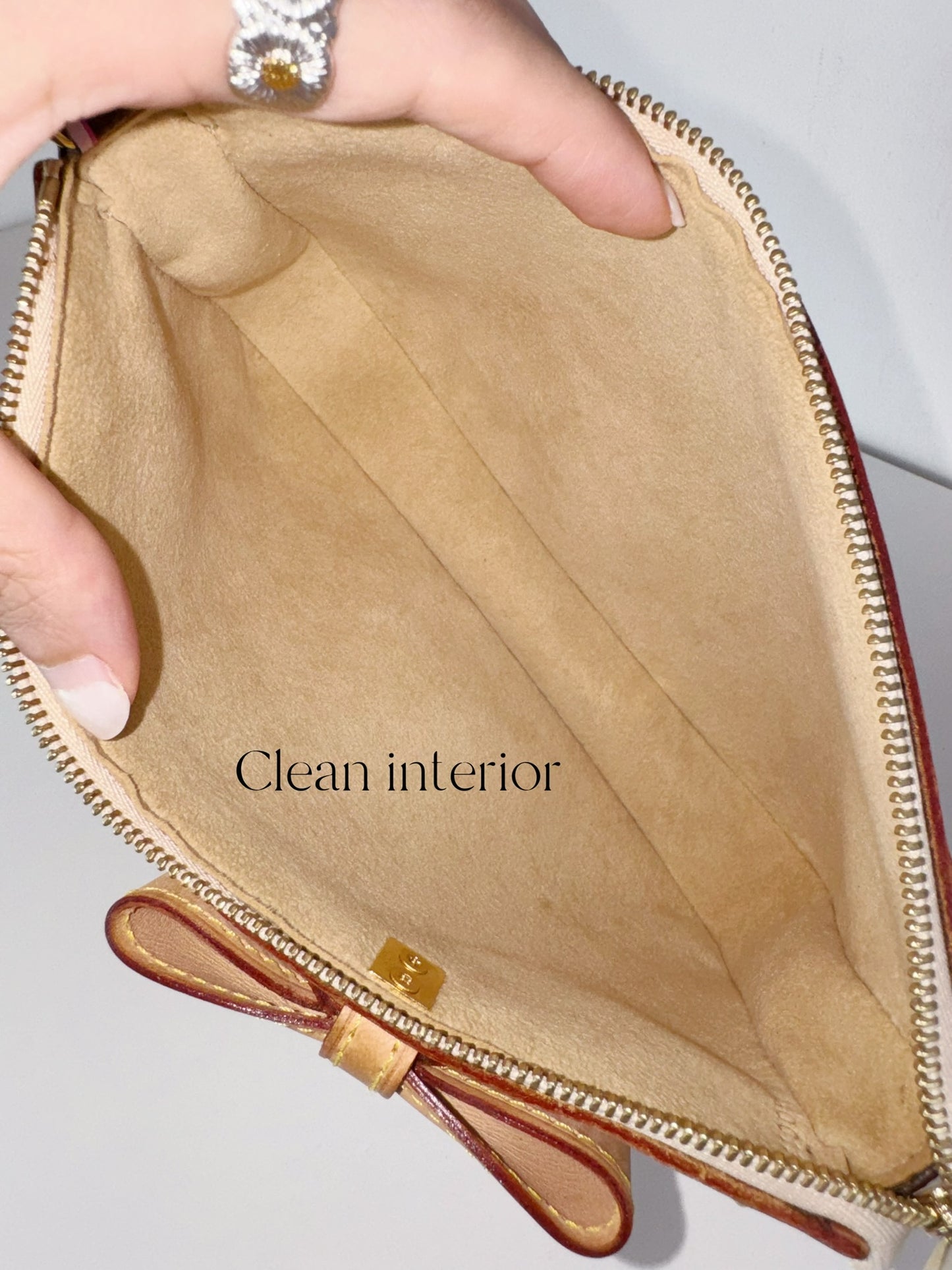 Louis Vuitton Takashi Murakami Sakura Cherry Blossom Pochette Accessoires Shoulder Crossbody Bag