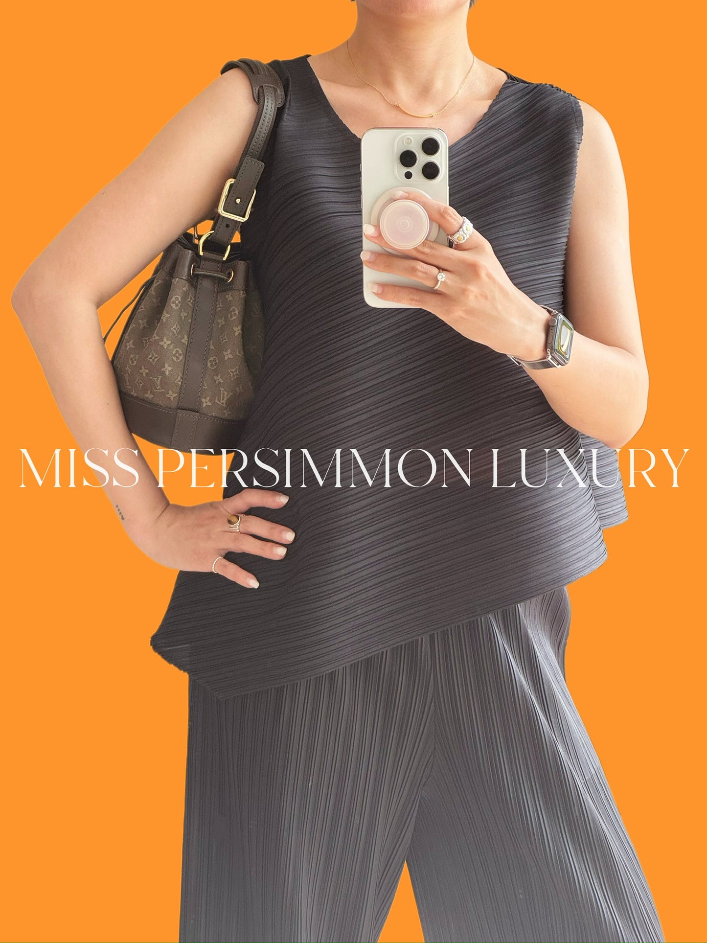 Louis Vuitton Vintage Mini Lin Denim Noelie Shoulder Bag