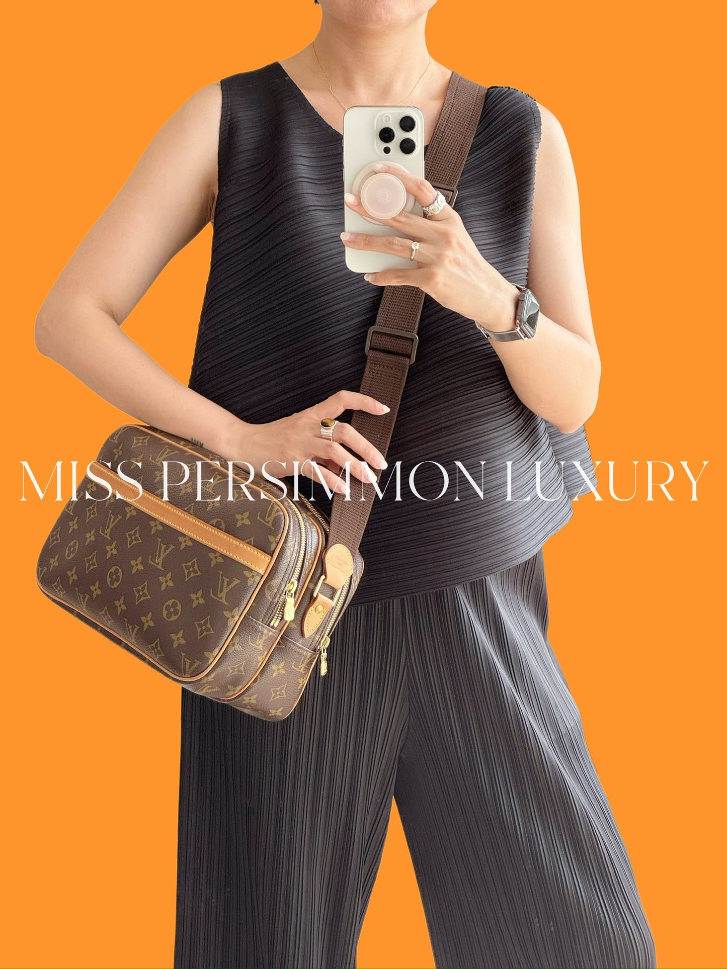 Louis Vuitton Vintage Reporter Shoulder Crossbody Bag
