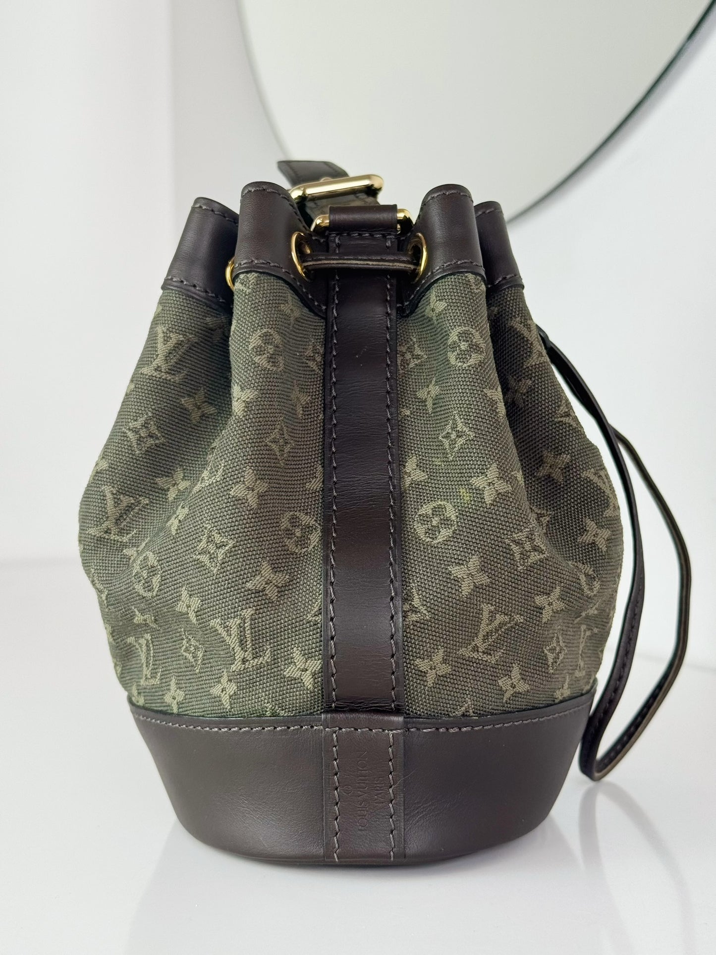 Louis Vuitton Vintage Mini Lin Denim Noelie Shoulder Bag