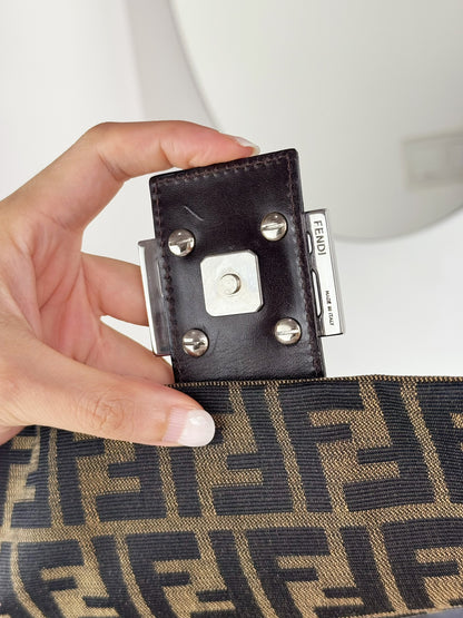 Fendi Vintage Zucca Mamma Baguette Shoulder Bag