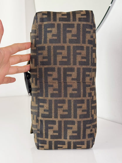 Fendi Vintage Zucca Mamma Baguette Shoulder Bag