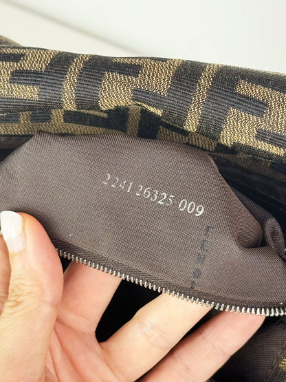 Fendi Vintage Zucca Mamma Baguette Shoulder Bag