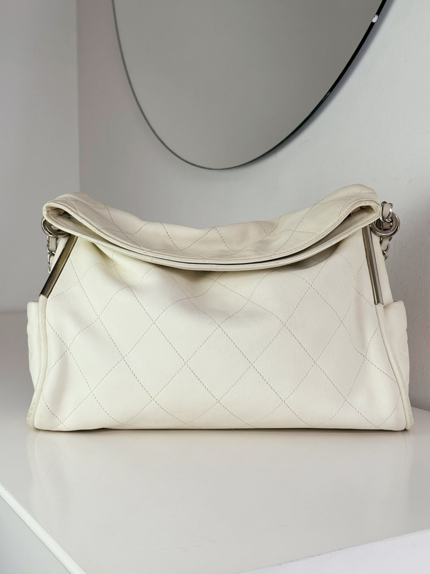 Chanel Vintage Lambskin Ultimate Soft Hobo Shoulder Bag