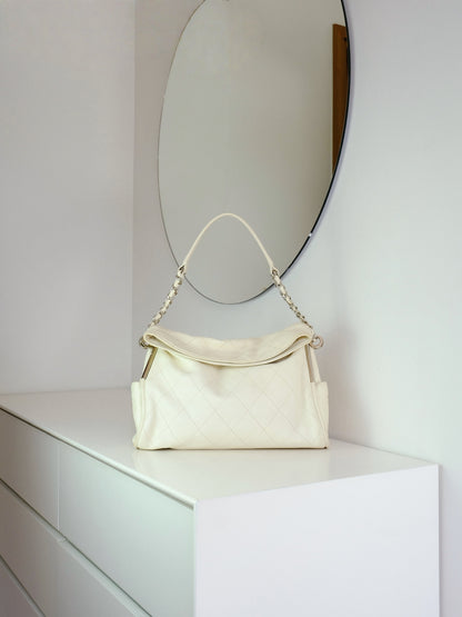 Chanel Vintage Lambskin Ultimate Soft Hobo Shoulder Bag