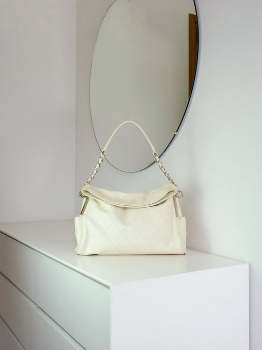 Chanel Vintage Lambskin Ultimate Soft Hobo Shoulder Bag