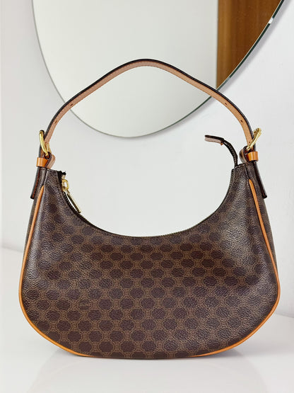 Celine Vintage Macadam Ava Shoulder Bag