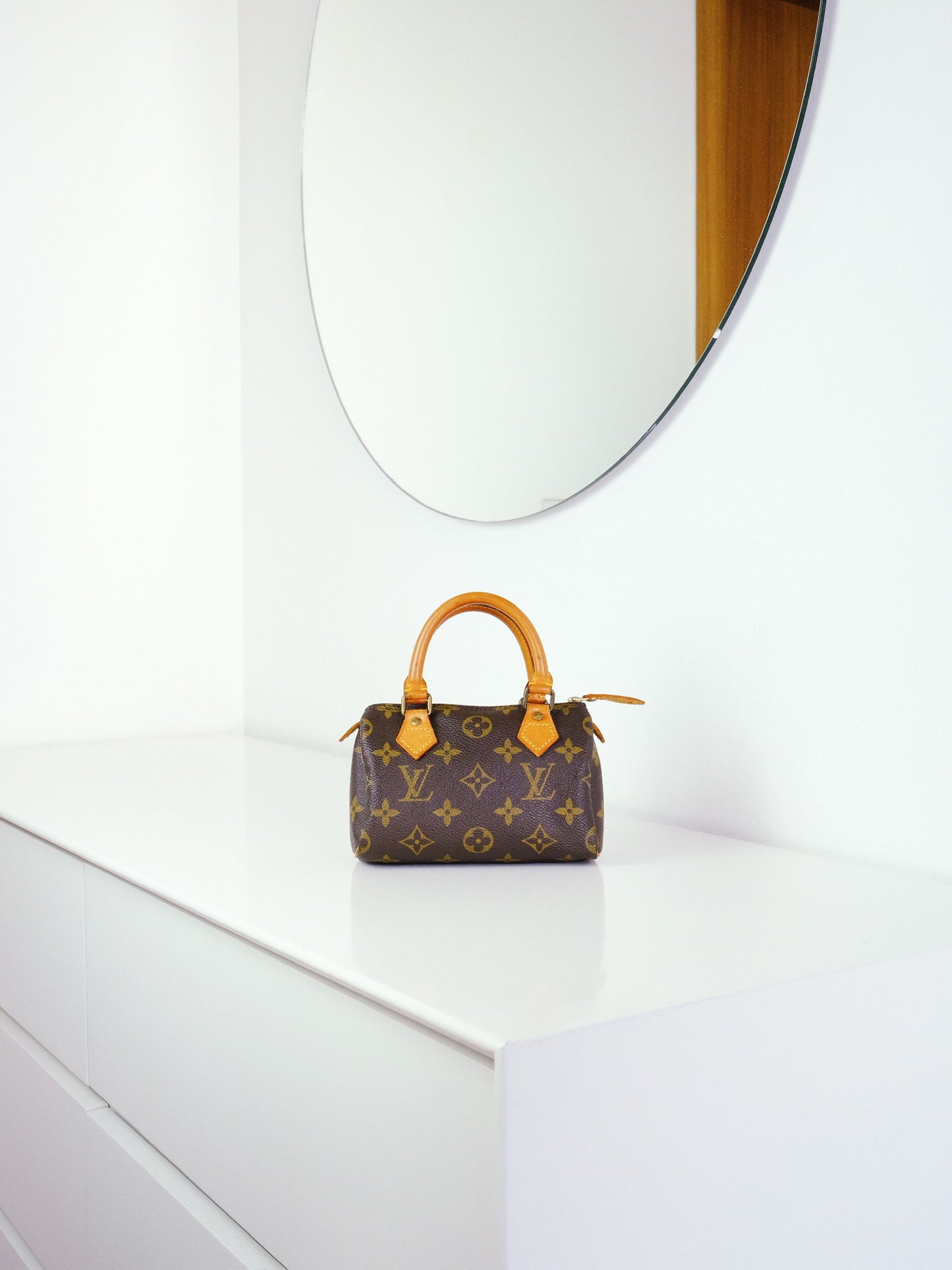 Louis Vuitton Vintage Mini Speedy Handbag Crossbody Bag