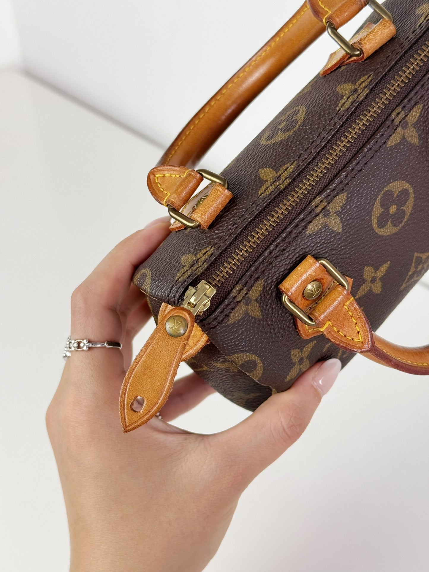 Louis Vuitton Vintage Mini Speedy Handbag Crossbody Bag