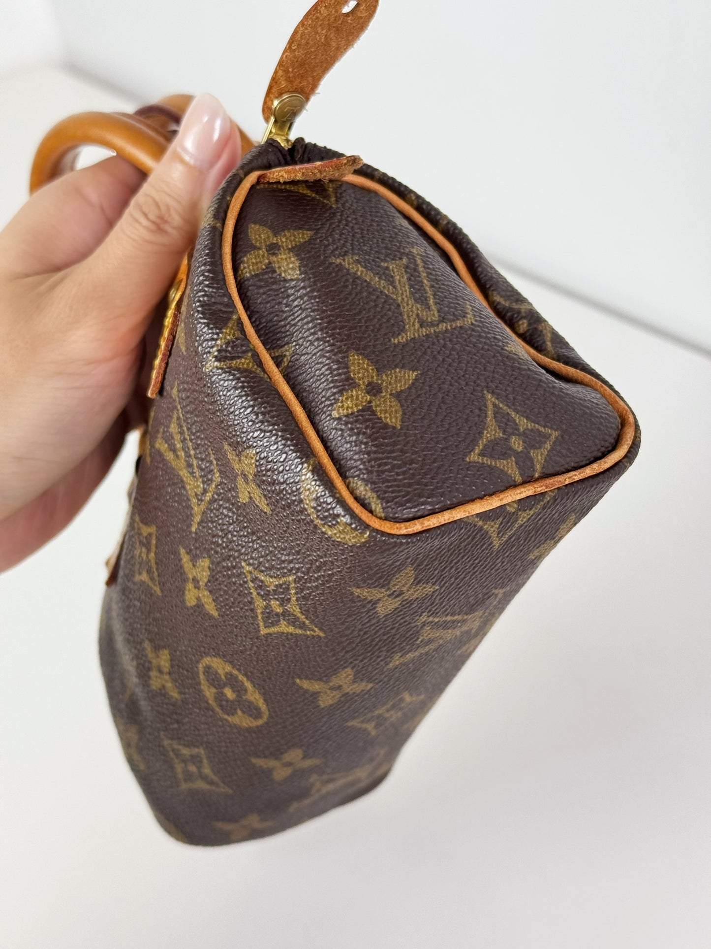 Louis Vuitton Vintage Mini Speedy Handbag Crossbody Bag