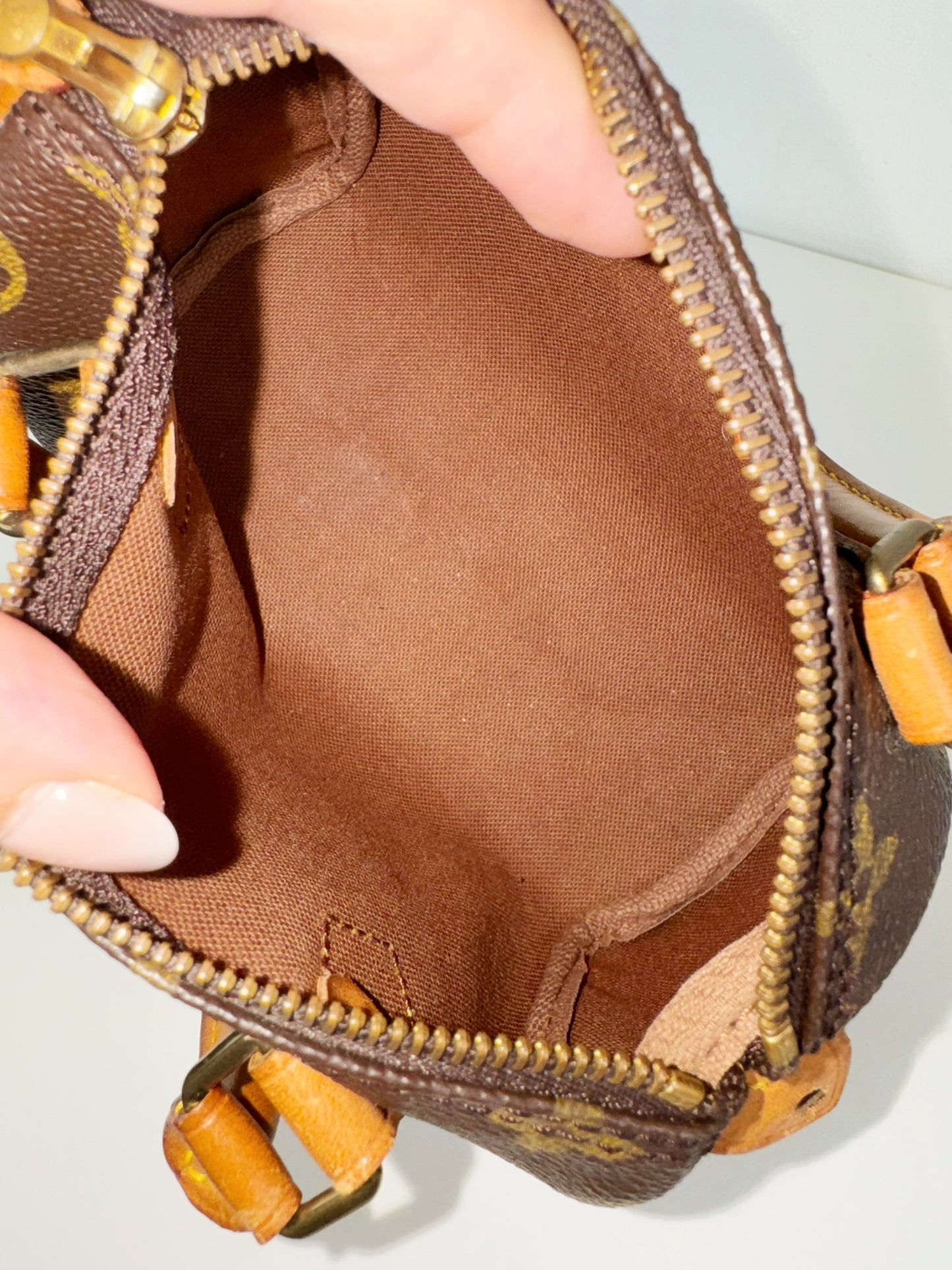 Louis Vuitton Vintage Mini Speedy Handbag Crossbody Bag