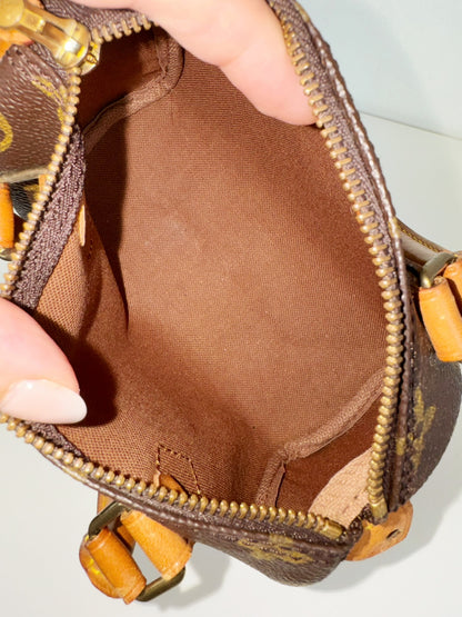 Louis Vuitton Vintage Mini Speedy Handbag Crossbody Bag