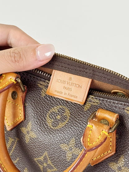 Louis Vuitton Vintage Mini Speedy Handbag Crossbody Bag