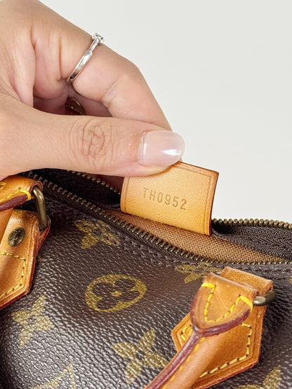 Louis Vuitton Vintage Mini Speedy Handbag Crossbody Bag
