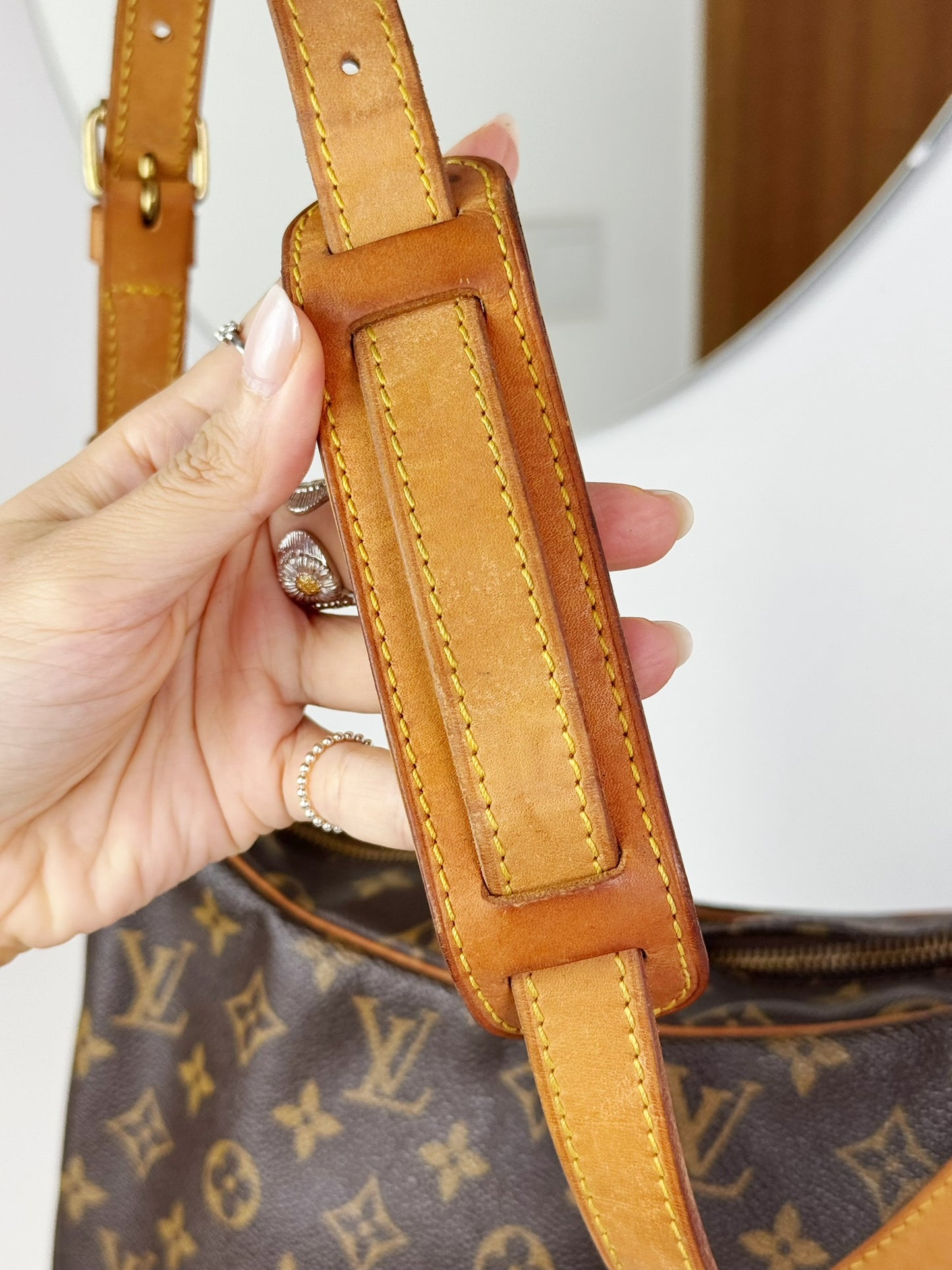 Louis Vuitton Vintage Boulogne Shoulder Crossbody Bag