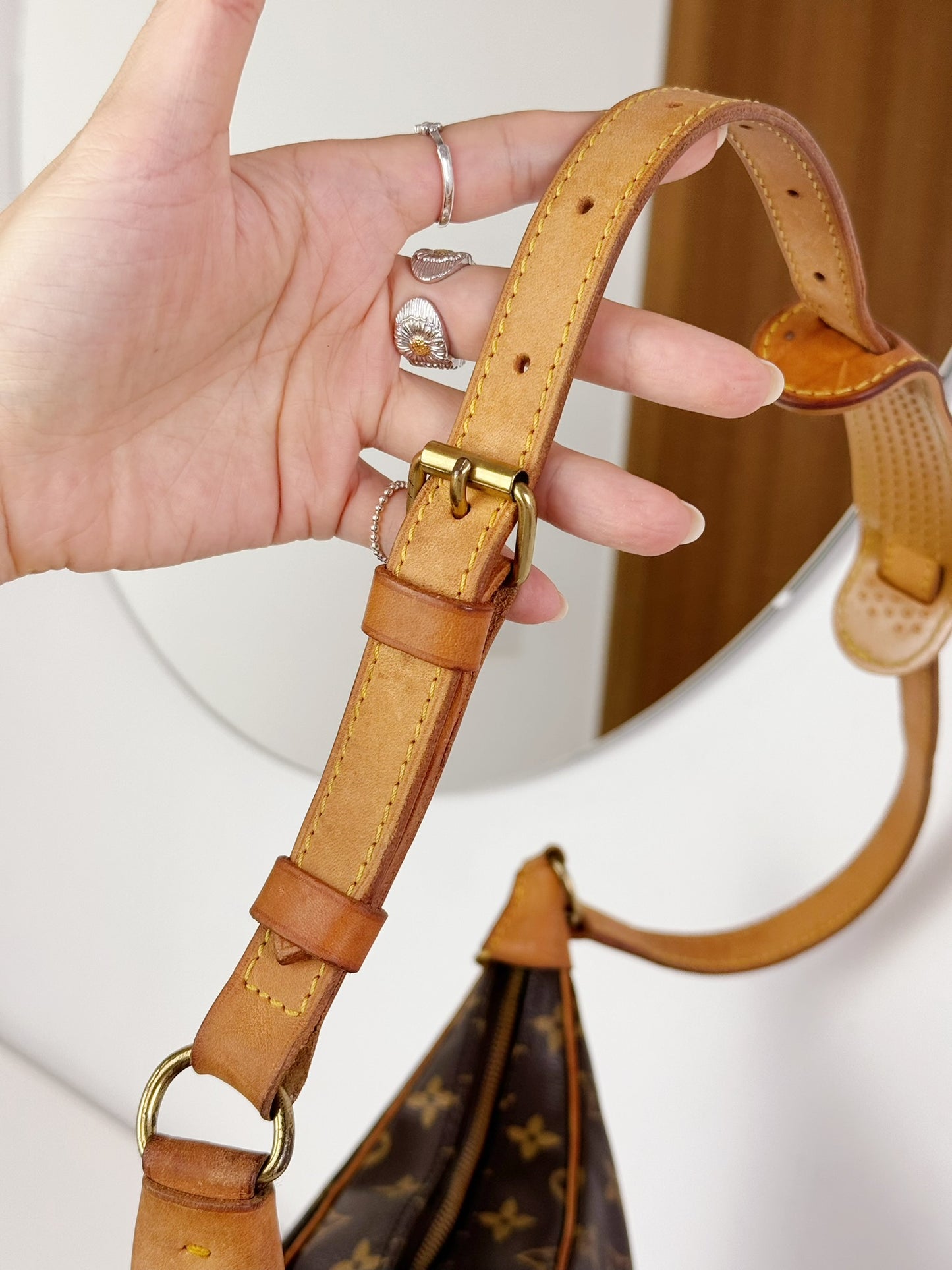 Louis Vuitton Vintage Boulogne Shoulder Crossbody Bag