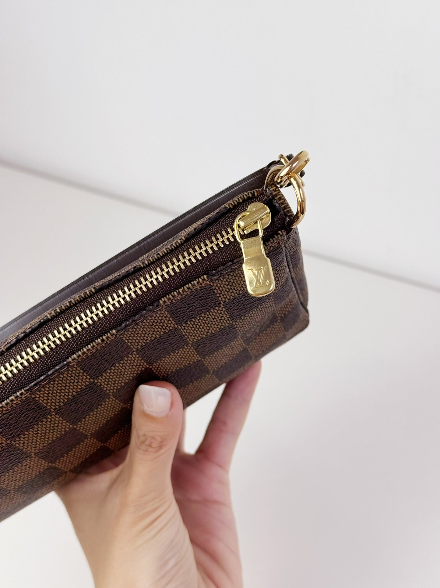 Louis Vuitton Vintage Damier Pochette Accessoires Shoulder Crossbody Bag