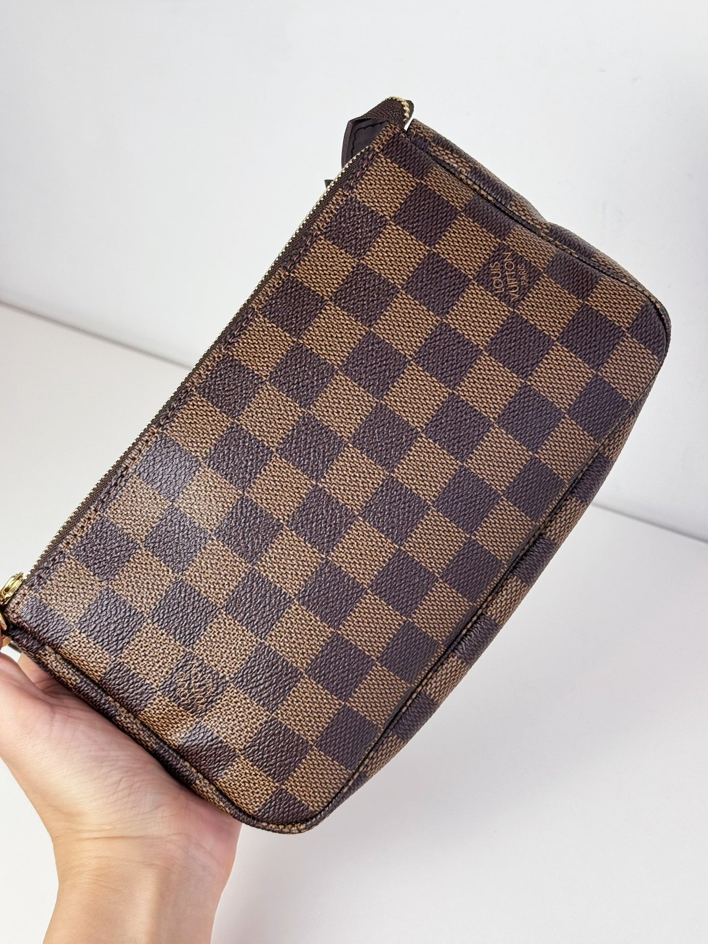 Louis Vuitton Vintage Damier Pochette Accessoires Shoulder Crossbody Bag