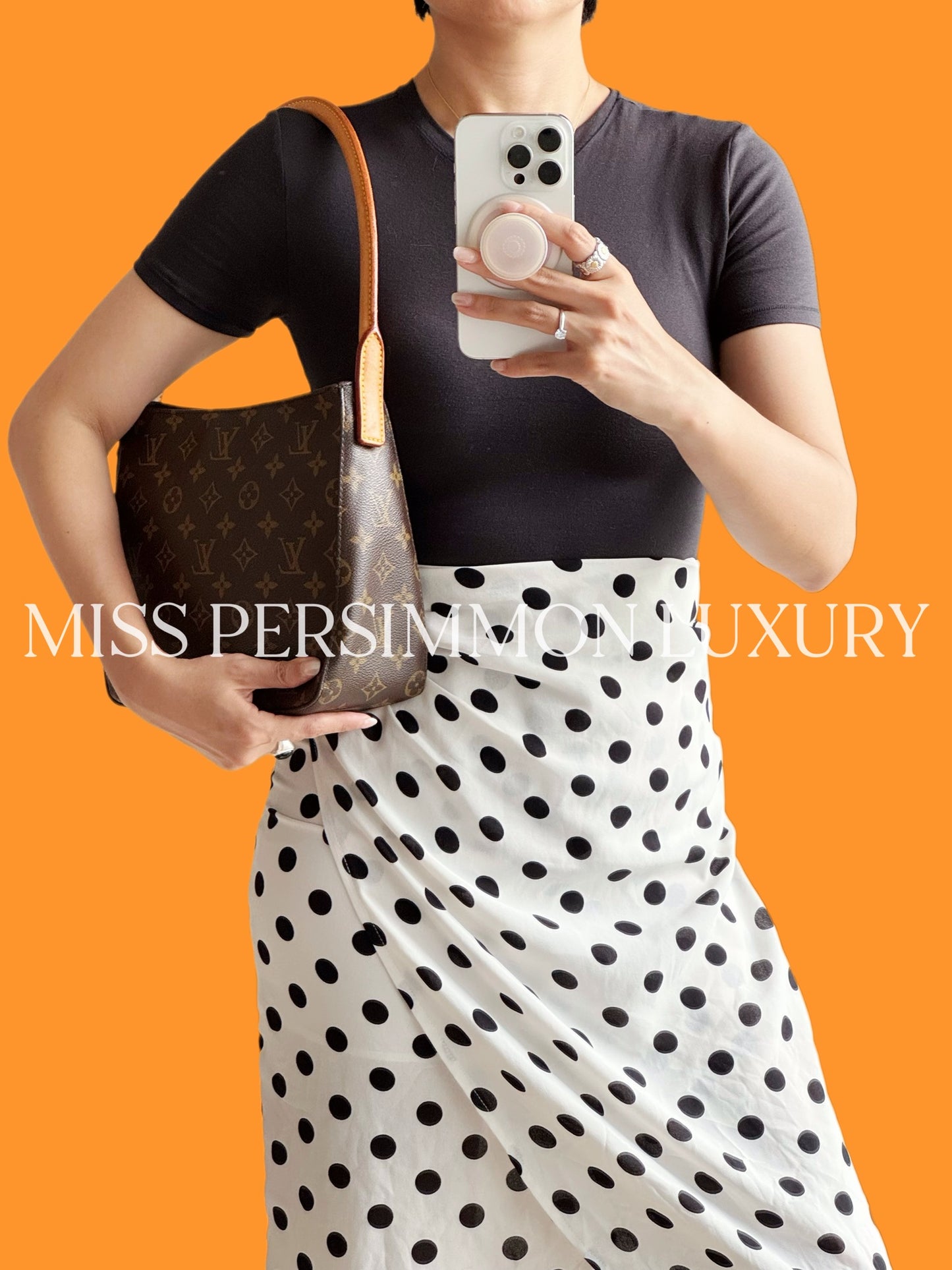 Louis Vuitton Vintage Looping MM Shoulder Bag
