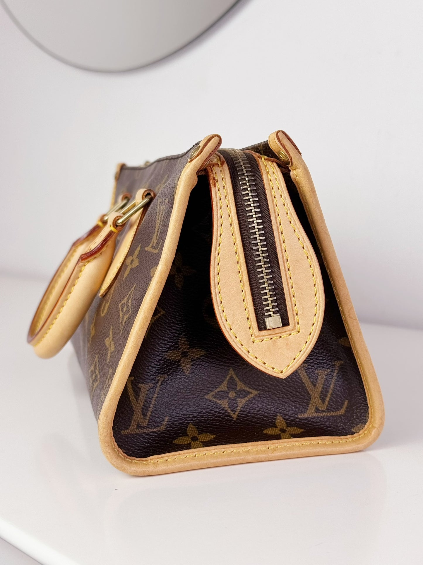 Louis Vuitton Vintage Popincourt Handbag Crossbody Bag