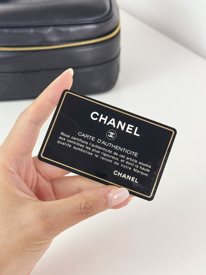Chanel Vintage Lambskin Vanity Bag