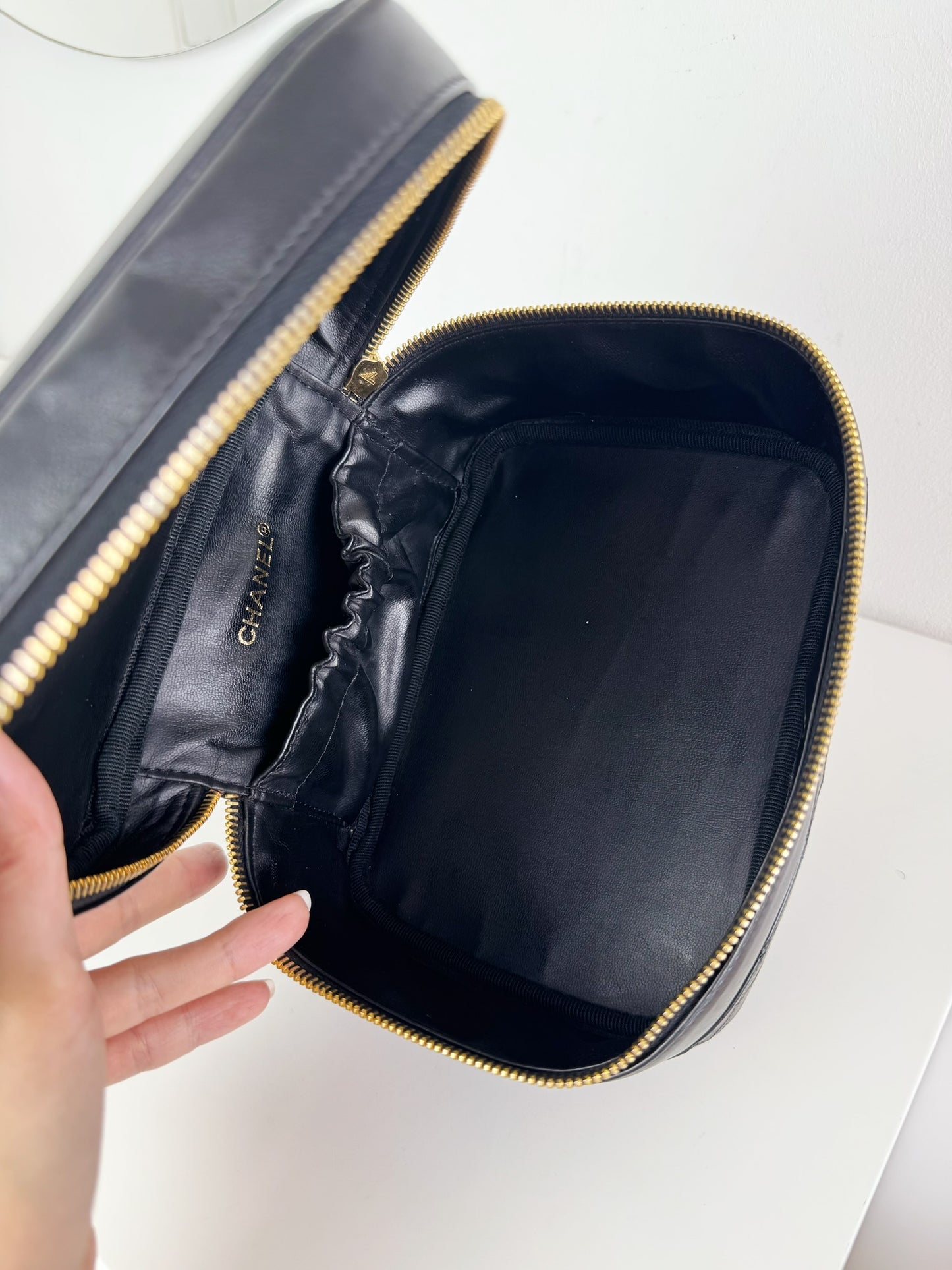 Chanel Vintage Lambskin Vanity Bag
