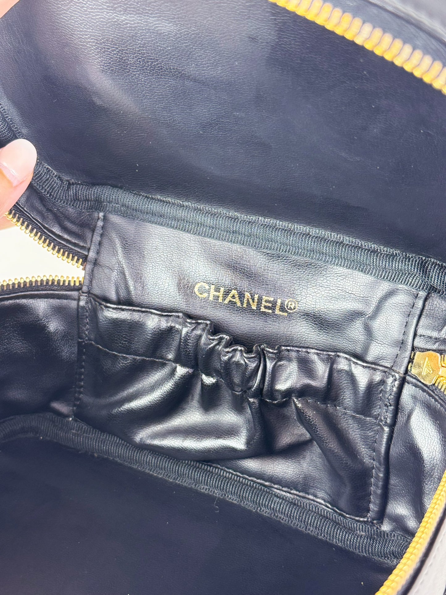 Chanel Vintage Lambskin Vanity Bag