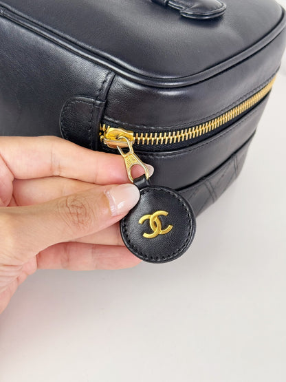 Chanel Vintage Lambskin Vanity Bag
