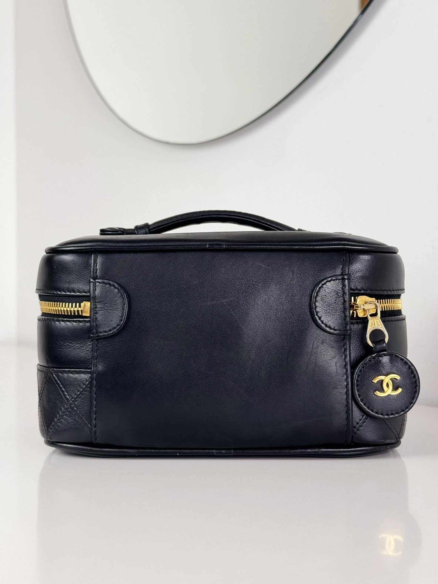Chanel Vintage Lambskin Vanity Bag
