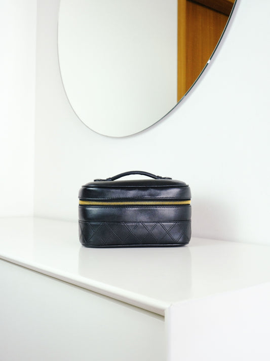 Chanel Vintage Lambskin Vanity Bag