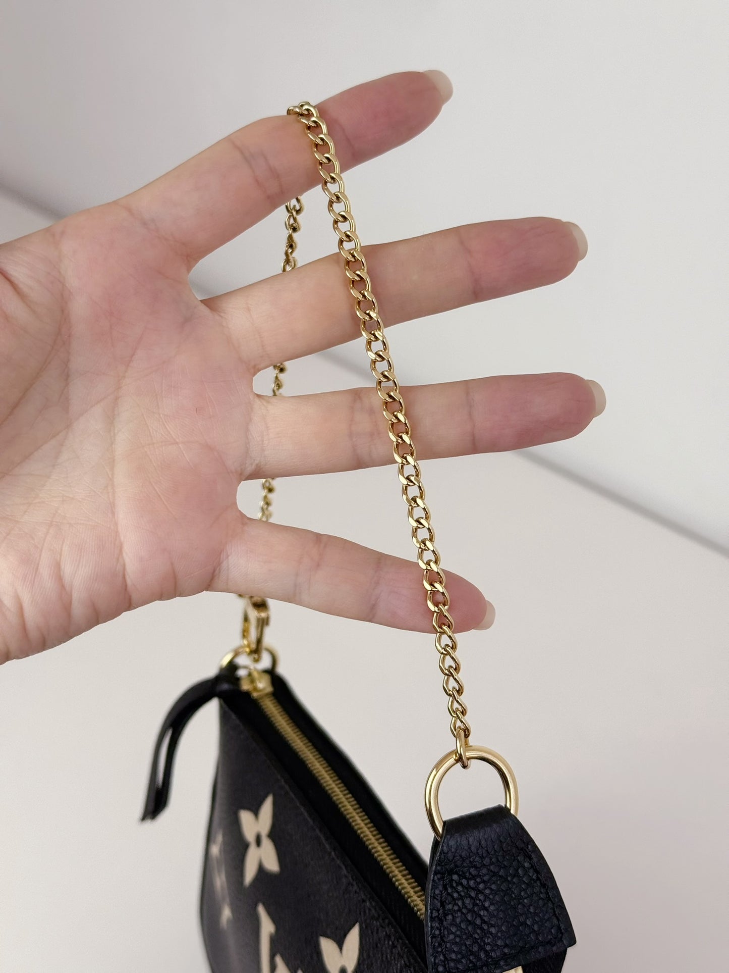 Louis Vuitton Vintage Biocolour Mini Pochette Accessoires Shoulder Crossbody Bag (RFID)